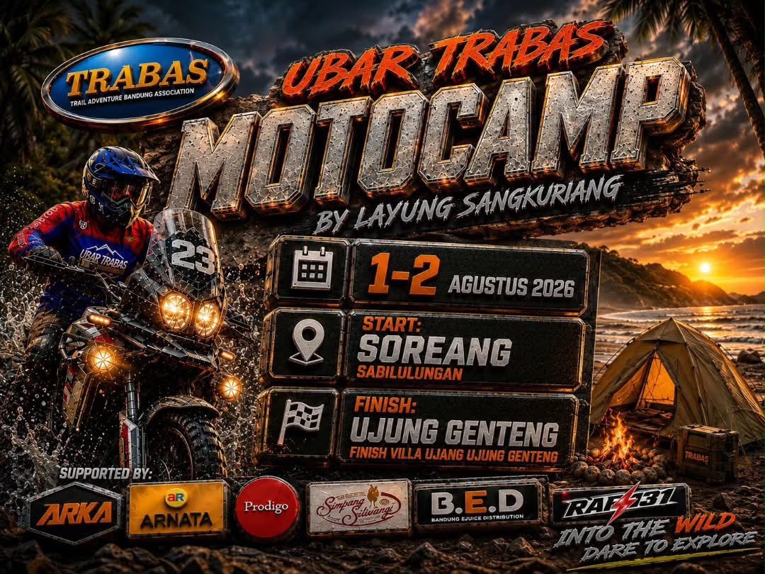 Dokumentasi UBAR TRABAS MOTOCAMP 2026